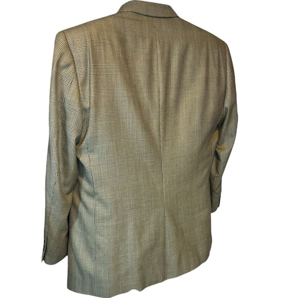 Glen Plaid Wool Silk Blazer 44S – Jos A Bank - Picture 2 of 16